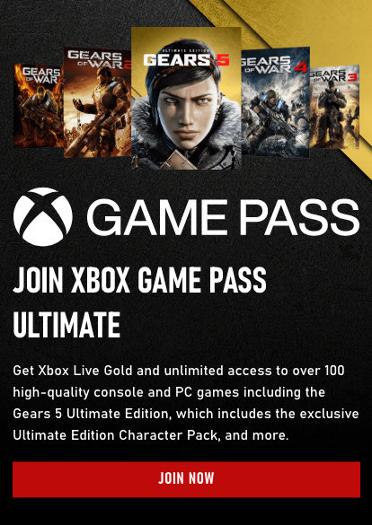 Join Xbox Game Pass banner on mobile